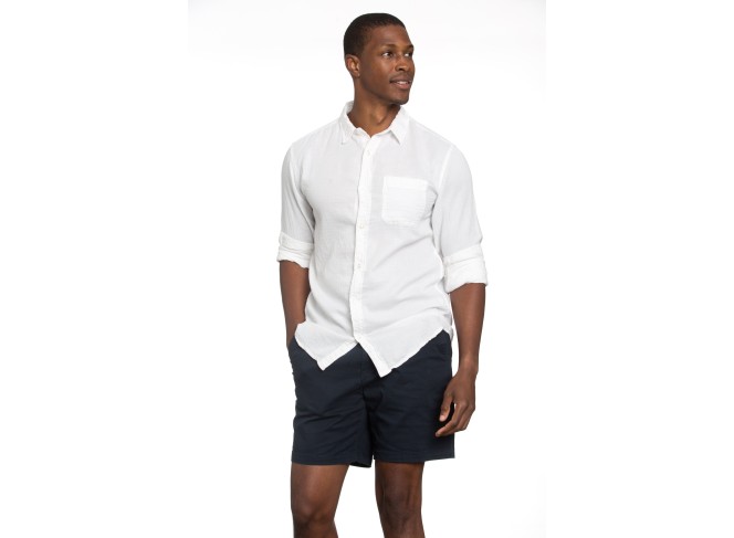 Men's Gauze White Shirt