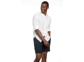 Men's Gauze White Shirt