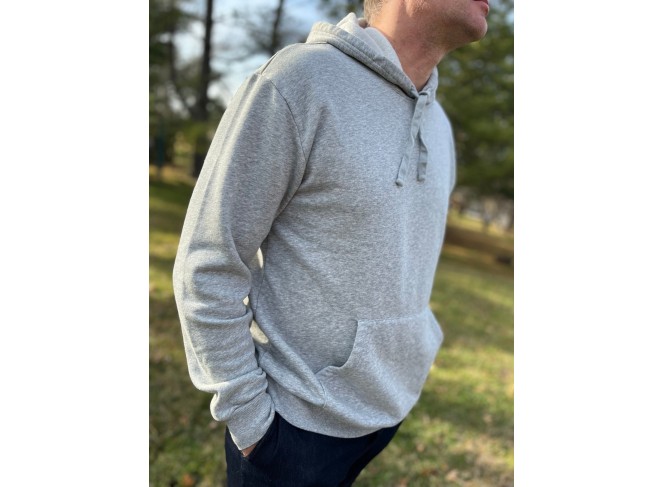 Classic Pullover Hoodie in Gray
