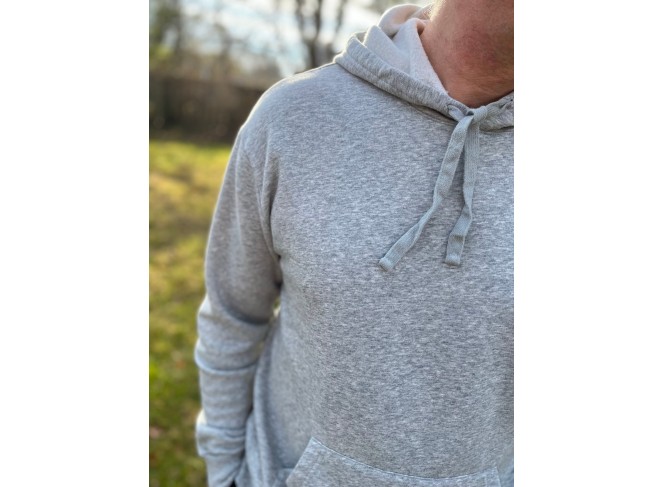 Classic Pullover Hoodie in Gray
