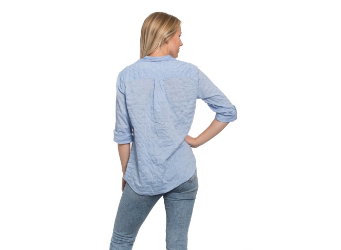 Summerland Shirt Crinkle Ocean
