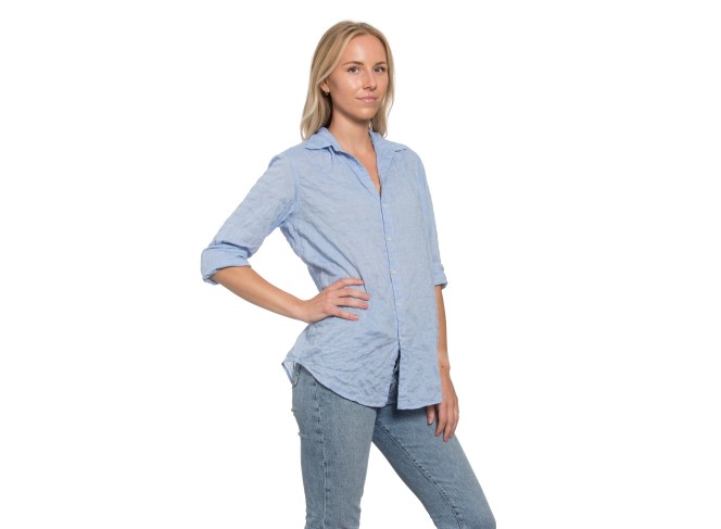 Summerland Shirt Crinkle Ocean