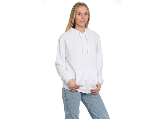 Classic Pullover Hoodie in White