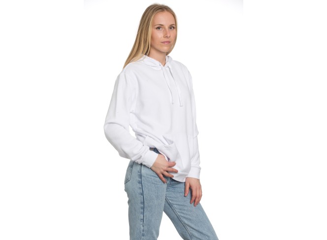 Classic Pullover Hoodie in White