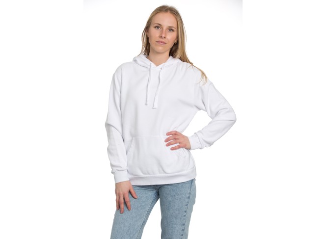 Classic Pullover Hoodie in White