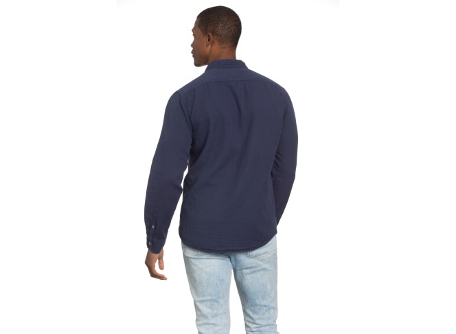 Men's Gauze Navy Shirt