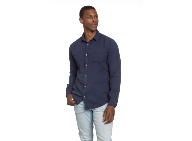 Men's Gauze Navy Shirt