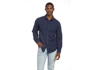 Men's Gauze Navy Shirt