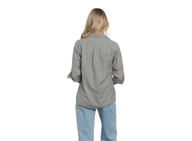 Western Shirt Gray Flannel