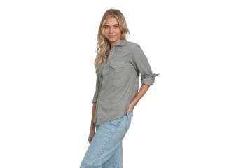 Western Shirt Gray Flannel