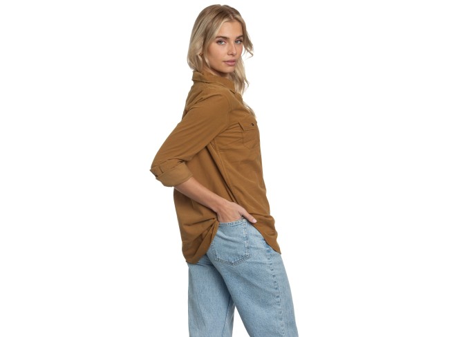 Western Shirt Camel Cord