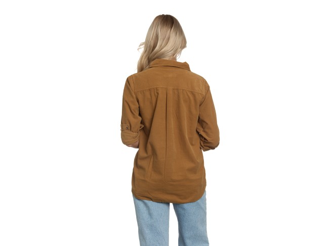 Western Shirt Camel Cord