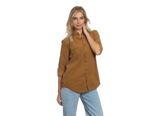 Western Shirt Camel Cord