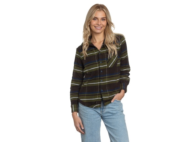 Reversible Flannel Shirt in Forest