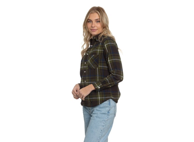 Reversible Flannel Shirt in Forest