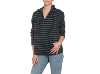 French Stripe Hoodie in Hunter