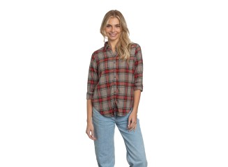 Naomi Shirt in Yellowstone Plaid