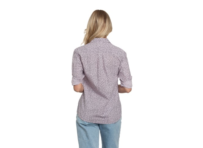 Summerland Shirt Pink Floral Poplin