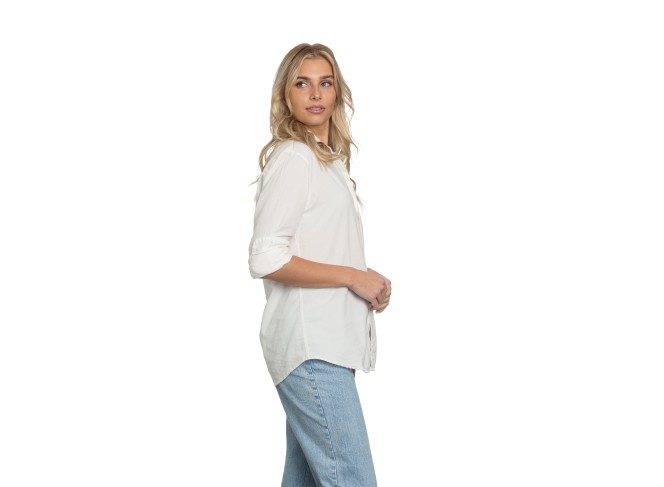 Summerland Cord Shirt in White