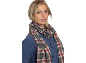 The Alex Lehr Scarf in Spice Plaid Flannel