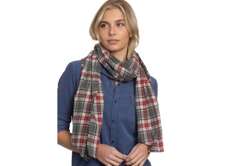 The Alex Lehr Scarf in Spice Plaid Flannel