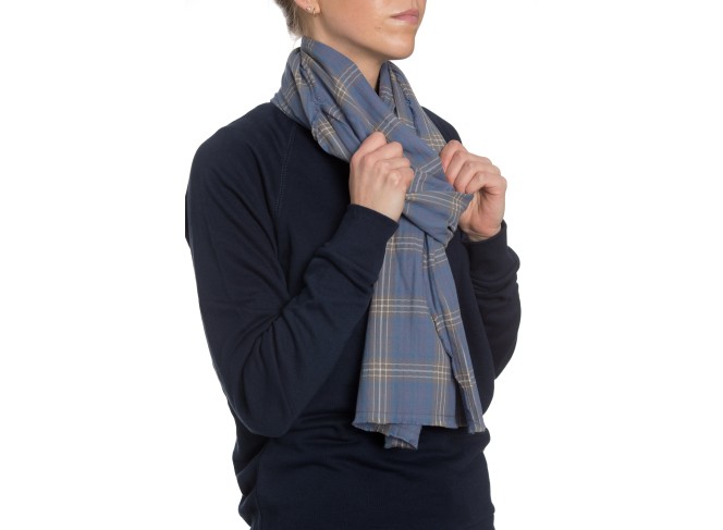 The Alex Lehr Scarf in Cloud Plaid Flannel