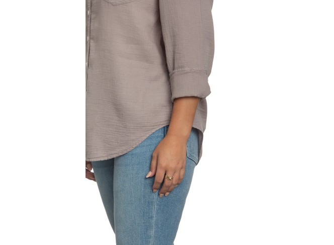 Naomi Shirt Grey Dawn Gauze