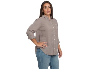 Naomi Shirt Grey Dawn Gauze