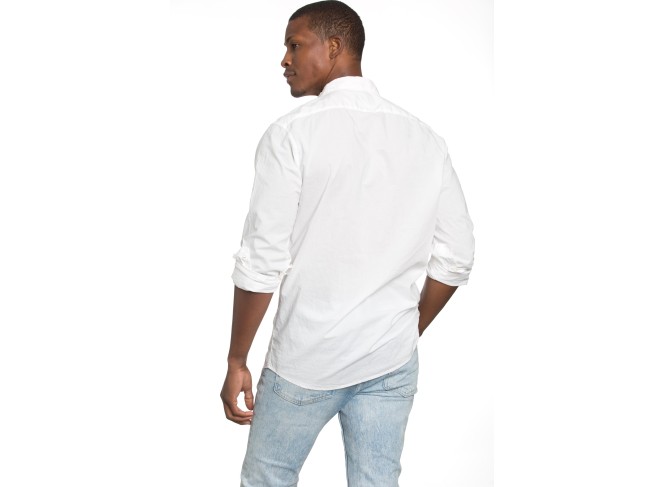 Men's Poplin White Shirt