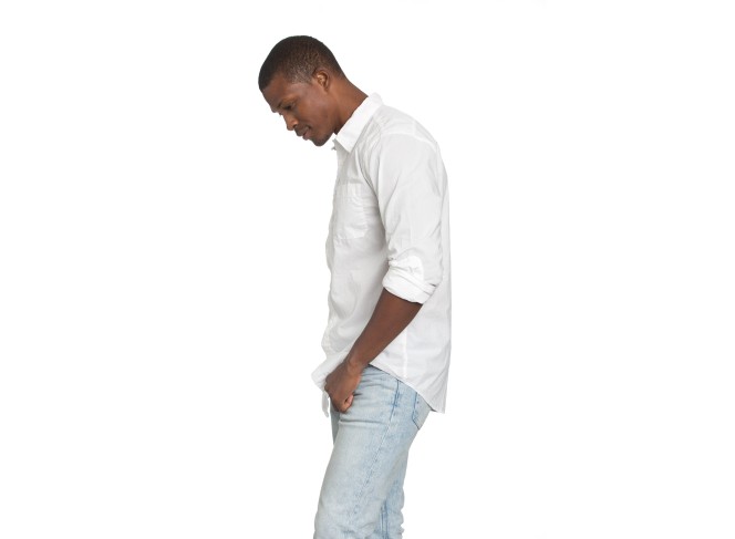 Men's Poplin White Shirt
