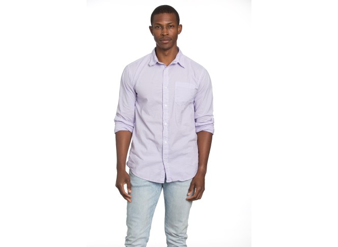 Men's Poplin Lavender Shirt