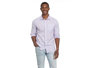 Men's Poplin Lavender Shirt