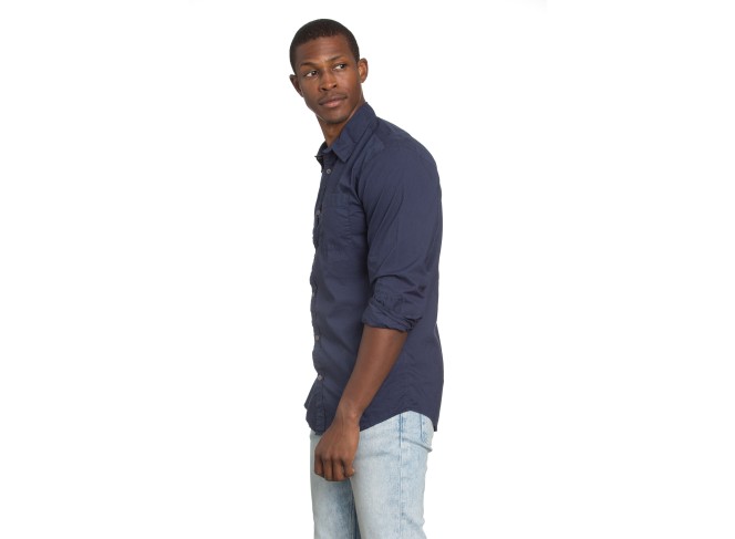 Men's Poplin Navy Shirt