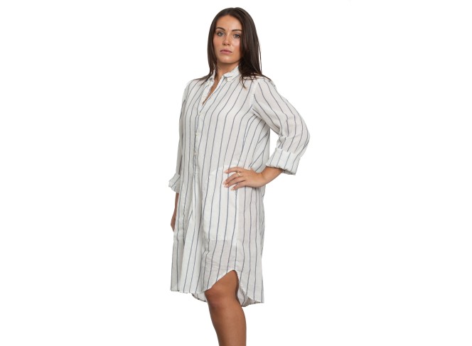 Picasso Dress Dobby White