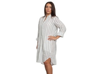 Picasso Dress Dobby White