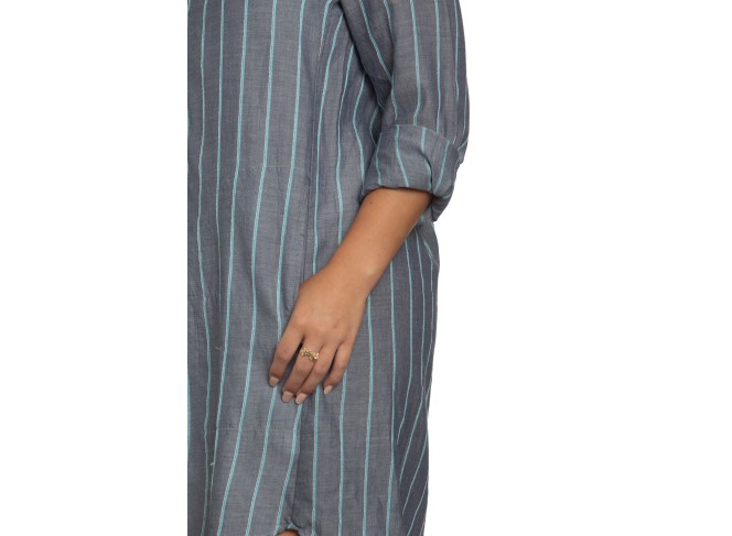 Picasso Dress Dobby Blue
