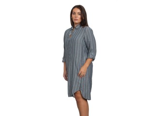 Picasso Dress Dobby Blue