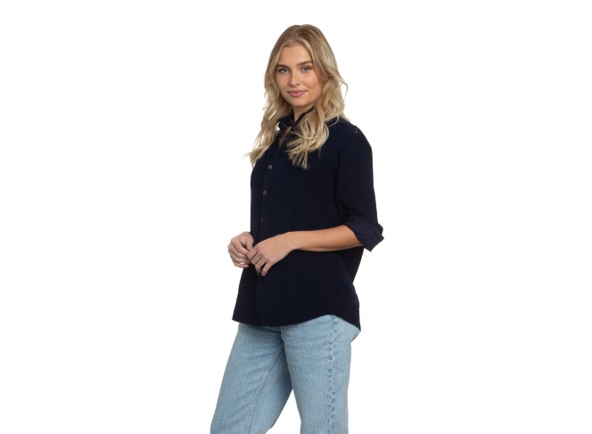Summerland Shirt in Navy Cord