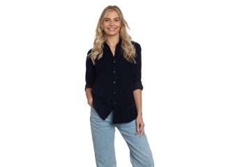 Summerland Shirt in Navy Cord