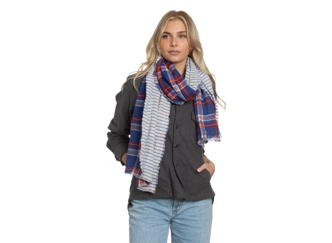 The Alex Lehr Scarf in Laguna Plaid Flannel
