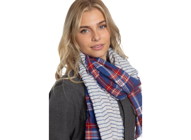 The Alex Lehr Scarf in Laguna Plaid Flannel