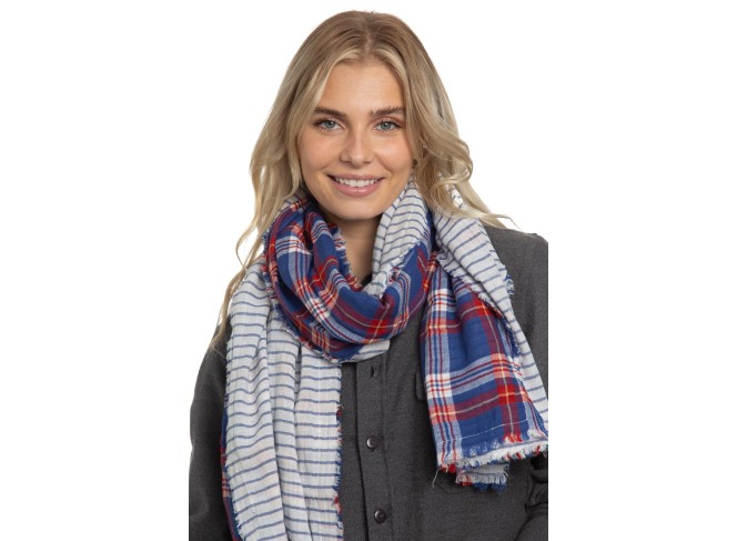 The Alex Lehr Scarf in Laguna Plaid Flannel