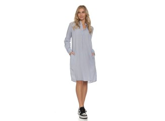 Monet Dress in Light Grey Voile