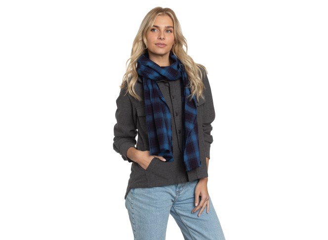 The Alex Lehr Scarf in Pacific Blue Plaid