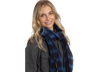 The Alex Lehr Scarf in Pacific Blue Plaid