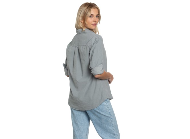 Summerland Shirt in Gray Dawn Cord