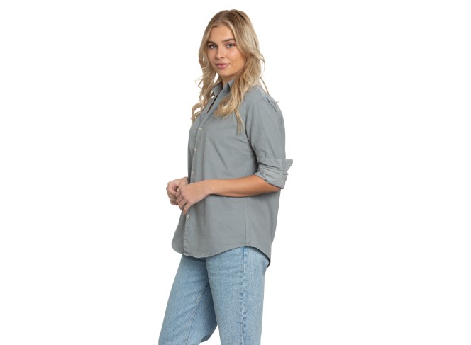 Summerland Shirt in Gray Dawn Cord