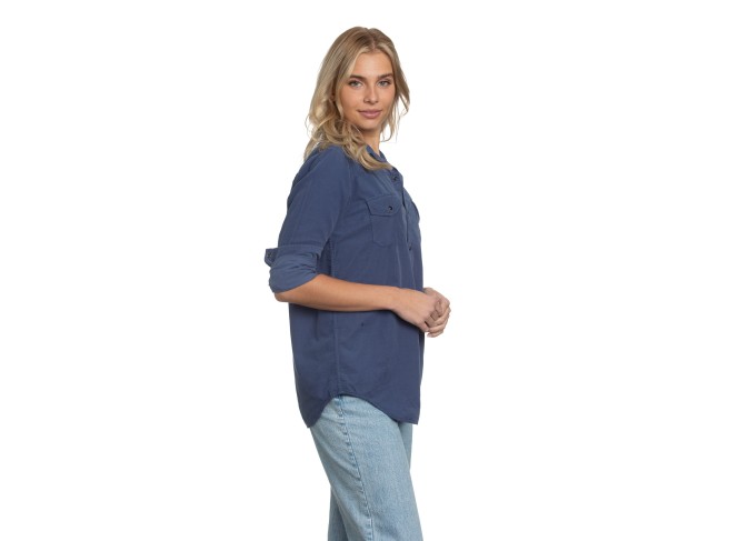 Western Shirt Blue Cord