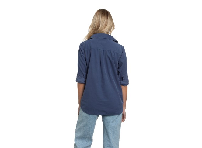 Western Shirt Blue Cord