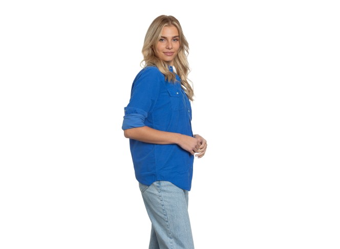 Western Shirt Peri Blue Cord